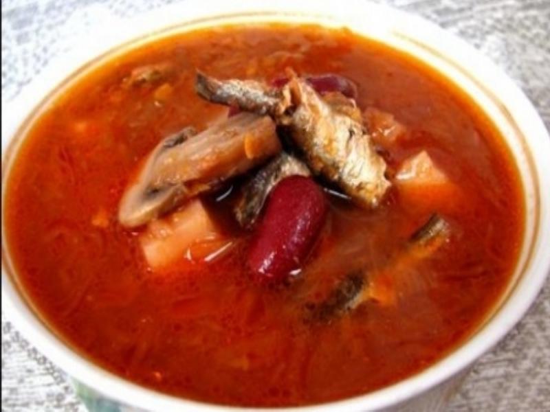 Борш со раскоци