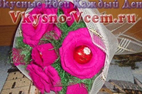 Шик букет со слатки Пинк сон