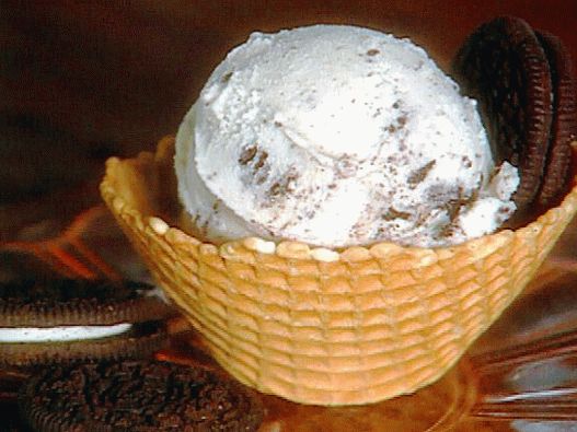Фото Домашна сладолед со оризови колачиња без сладолед