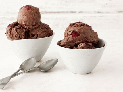 Фото Домашна сладолед со чоколадо-цреша