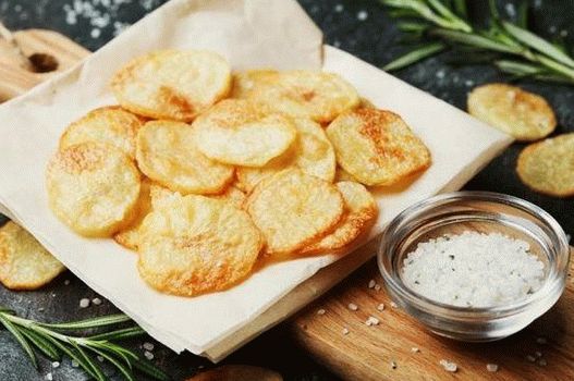 Фото чипови од компири во рерна без масло