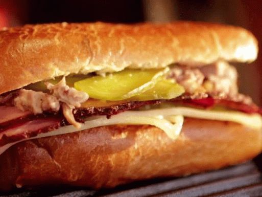 Фотографија од кубанско сендвич од свинско месо во маринада Мојо