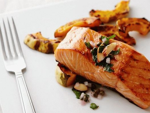 Фото-лосос со салата