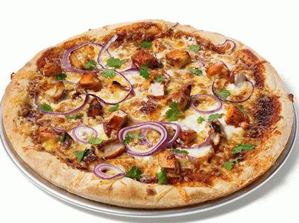 Фото пица со скара со пилешко