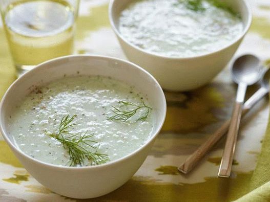Фото - ладна крем супа од краставици