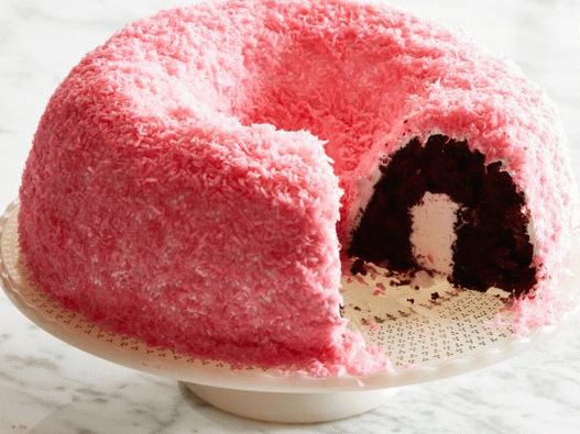 Фото розова торта