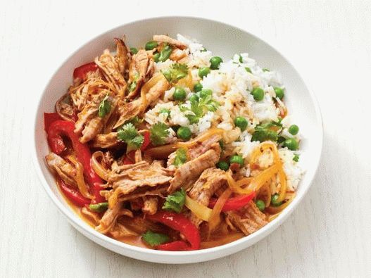 Фото Свинско месо во мултикукер во кубански стил